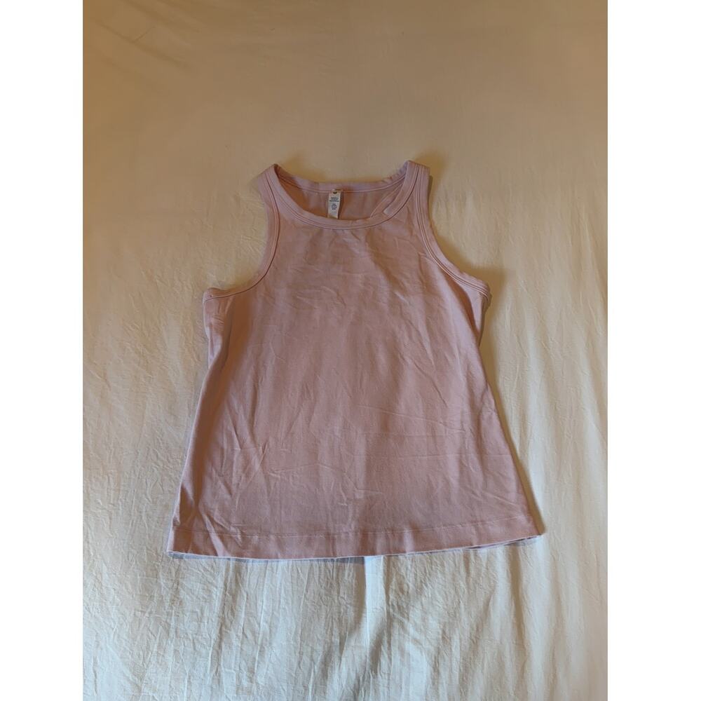 Lululemon Tank Top Women's 8 Pink Multicolor Athletic Sleeveless Racerback